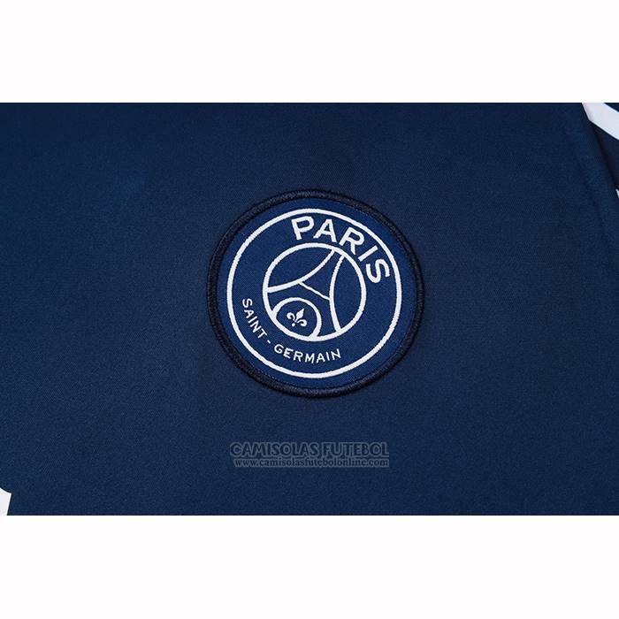 Fato de Treino Paris Saint-Germain Manga Curta 2025-2026 Azul - Calcas Curta